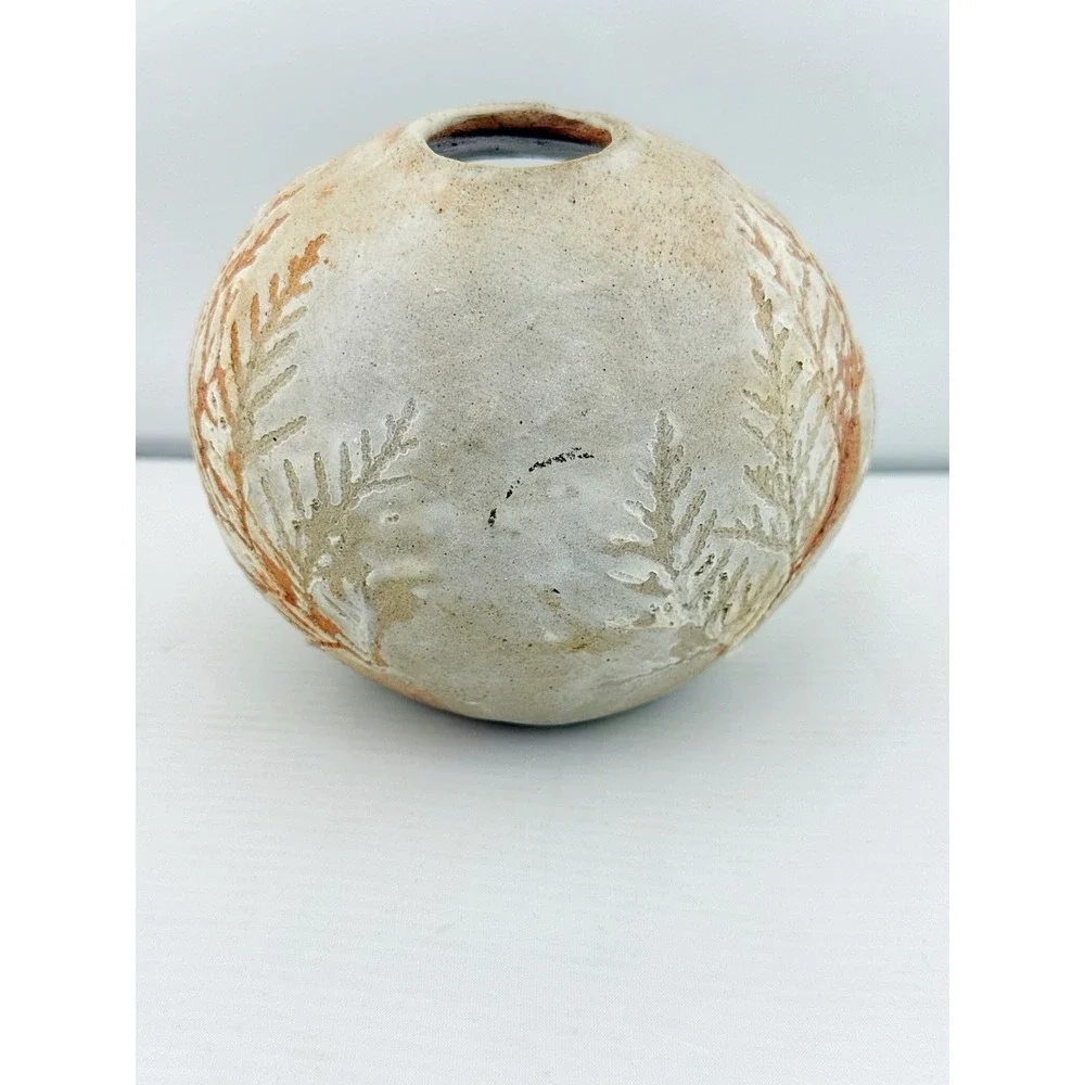 Rooted In Clay Handcrafted Vintage Pottery By Shana Brautigam With A Face Inside